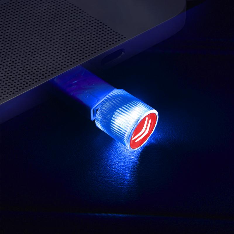 Car USB LED Portable Light Plug Play Ambient Light Decorative Atmosphere Lamps For Citroen C1 C2 C3 C4 C5 C6 C8 C4L DS3 DS4 DS5LS DS6 Accessories