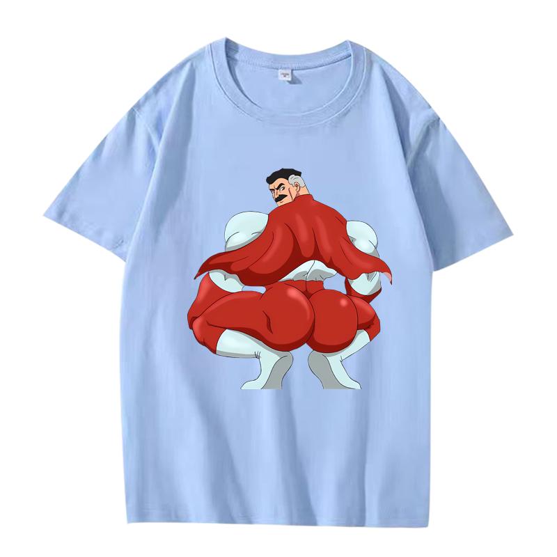 

Invincible Omni-Man Essential T Shirt men women Oversized 100% Cotton Hot sale short sleeve Summer print graphics Unisex tops S