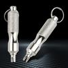 Auto Truck Bicycle Wheel Repair Screwdriver Tire Repair Tool Stem Puller Stainless Steel Keychain Valve Removal Tool