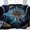 Blanket Tree Of Life Printed Blanket Soft Four Seasons Sofa Blanket