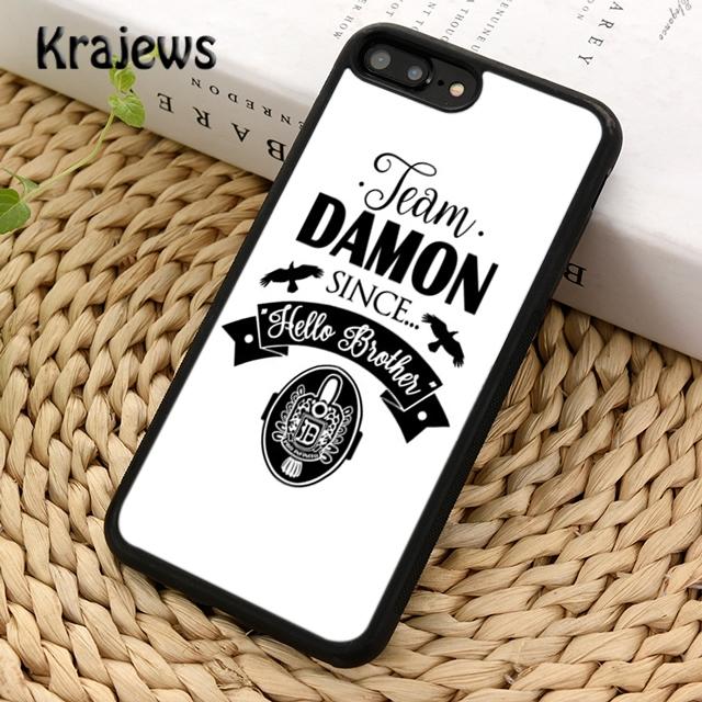 

Krajews A little bit of Damon Vampire Diaries Phone Case For iPhone 17 Air 16 15 14 plus 11 12 13 pro max coque Fundas iPhone 13