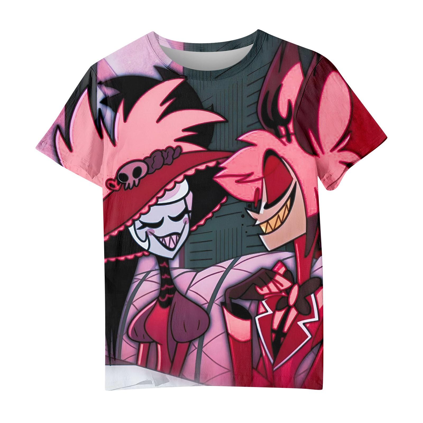 

Повседневная футболка унисекс с коротким рукавом и круглым вырезом с принтом, топ чёрный