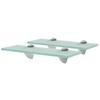 Day and Night - Day and Night Floating Shelves 2 Units Glass 8 Mm 30x10 Cm