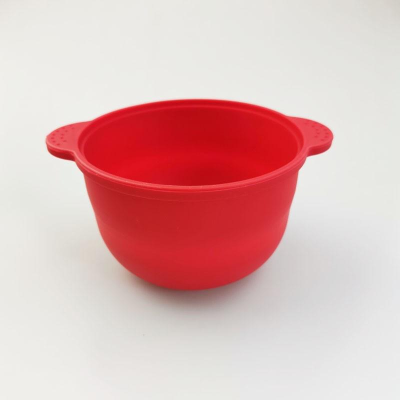Silicone Folding Mask Bowl - Multi-functional Non-stick Wax Bean Bowl for Hair Removal