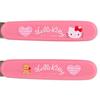 Sanrio Hello Kitty Spoon & Fork Set for Children, with Case, Antibacterial, Dishwasher and Dryer Safe, Name Sticker Included, Made in Japan, 878880 SA