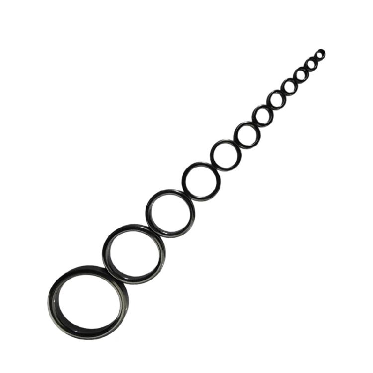 48Pcs Fishing Poles Eyelet Ceramic Insert Fishing Rod Guide Eye Ceramic Rings Ceramic Wear Heat Conduction Repair Part 1