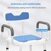 Aluminum Alloy Armrest Bathroom Auxiliary Seat Multi Functional Shower Chair Specialized Elderly Care Shower Chair