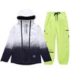 Unisex Winter Ski Suit: Windproof, Water-Repellent Jacket and Pants for Outdoor Snowboarding and Skiing.