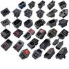 Three-Pin AC Power Socket AC05 with Screw Holes, Card-Type Figure-of-Eight Tail, Female Socket