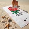 Ultra-Soft Beach Towel with England Rugby Theme,Ideal for Pool - Camping, Diving - Perfect Travel Essential, Vibrant Beach Towel.
