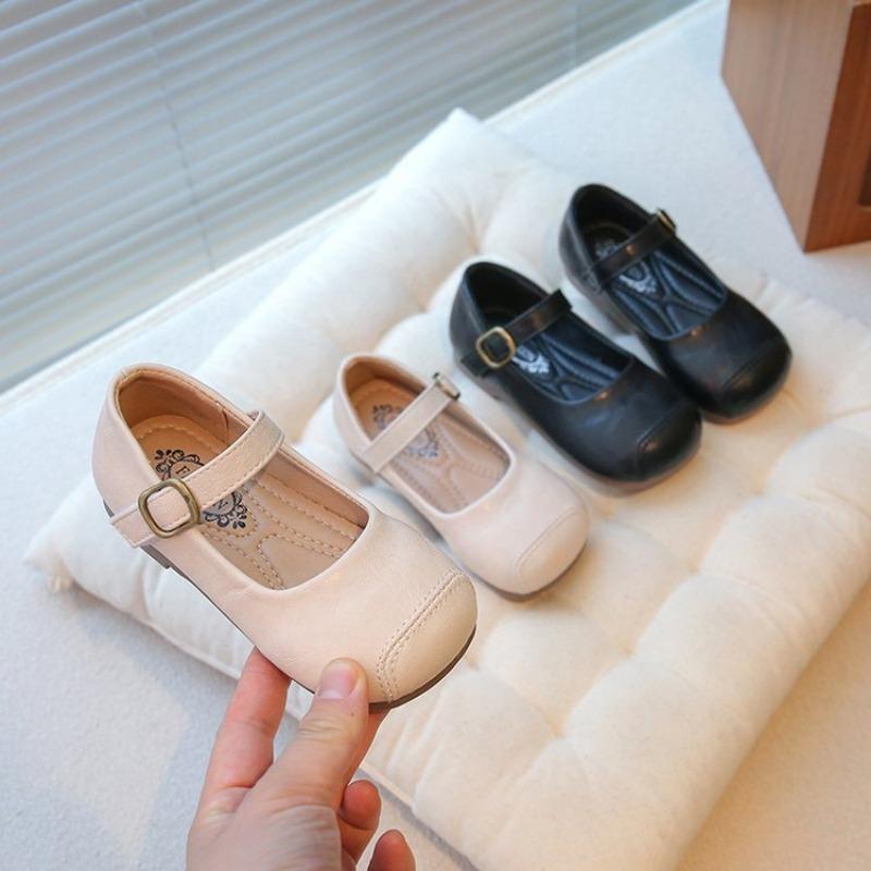 Girls Mary Jane Square Toe Shoes For Spring Autumn