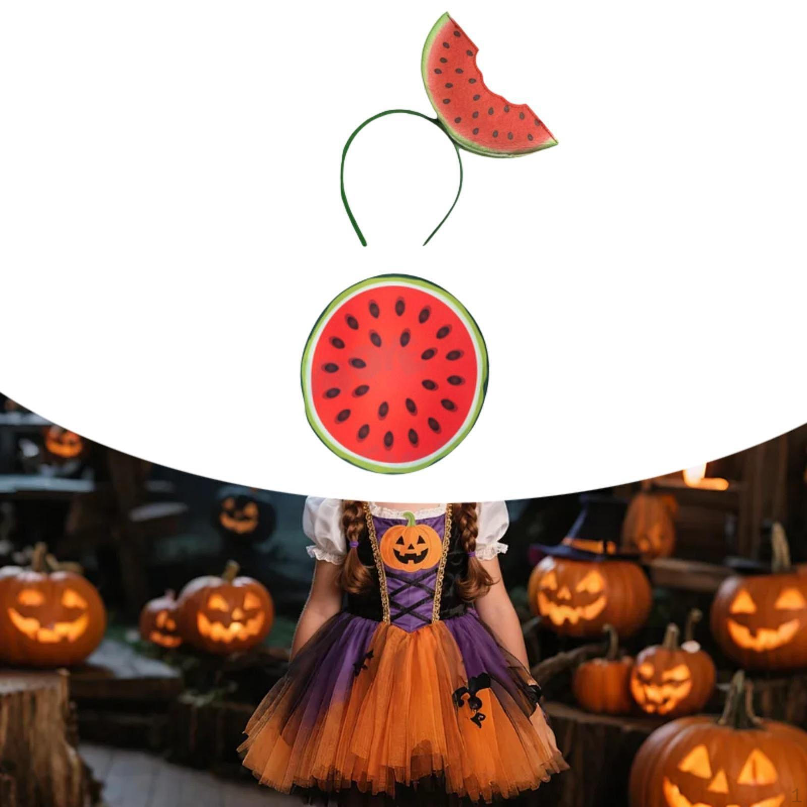 

Фруктовый костюм Креативная еда Хэллоуин для вечеринок по случаю дня рождения Выступление watermelon kids size