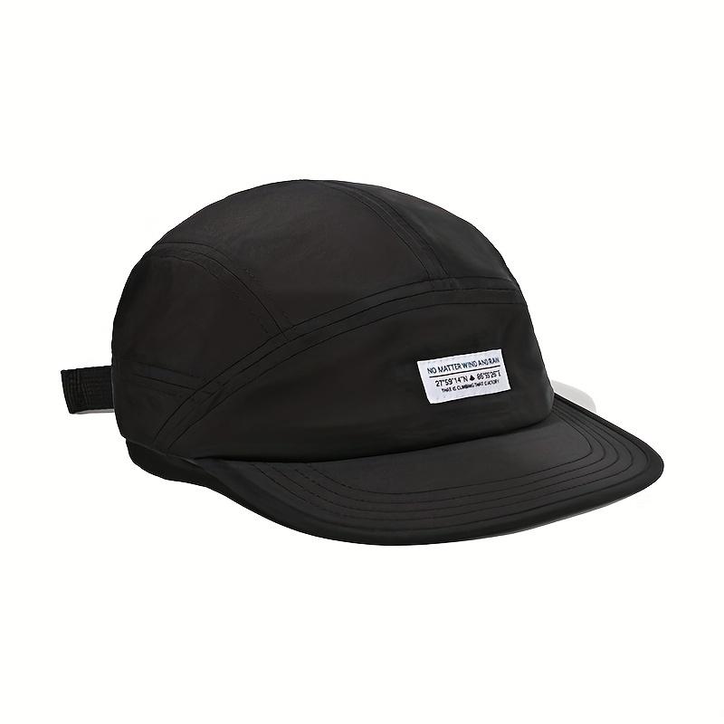American Retro Soft Top 5-Panel Baseball Cap - Summer Sun Protection Duck Tongue Hat, Multi-Color Optional Casual Sunshade Cap