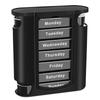 7-Day Pill Organizer with 1 Dispenser and Stackable Compartments - Detachable, Portable Medicine Storage Durable Plastic