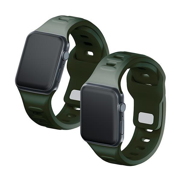 Pasek Silikonowy 3Mk Silicone Watch Strap Do Apple Watch 42/44/45/49Mm Ciemnozielony
