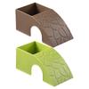 Reptile Hiding Shelter Rock Cave Decoration 2 In 1 Shelter Water Bowl Ornament For Pet Cages Fish Tanks Mini Amphibians