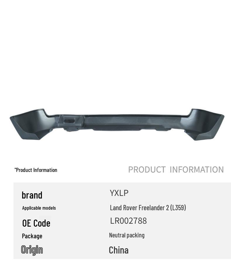 Land Rover Freelander 2 (L359) Rear Bumper Spoiler Body Kit