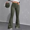 Pantalones Vaqueros Casuales Elásticos Europeos-Americanos de Múltiples Filas Adelgazantes 2025