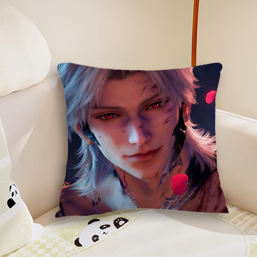 Love and Deepspace Sylus Cushion Cover Pillow Case Plush Fabric Soft Double Sided Print Sofa Cushion Cover Throw Pillow Covers