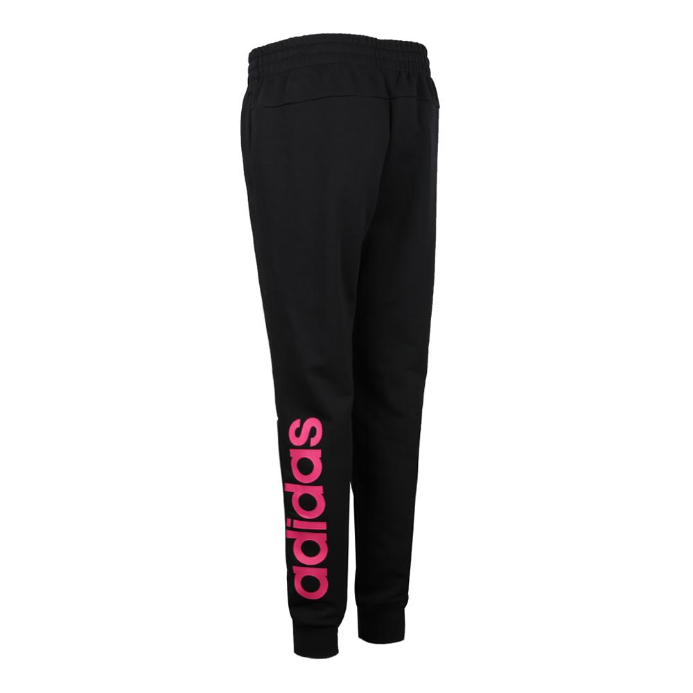 Adidas Womens Comfortable Letter Drawstring Cuffed Casual Pants Women Pants Black DU0699