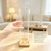 Transparent Glass Incense Holder Zen Style Anti-Ash Flying Incense Burner Ash Catcher  Yoga