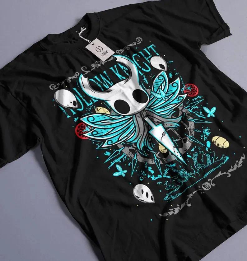 Holow Knight Video Games Shirt Retro Gaming Anime Unisex Tshirt S