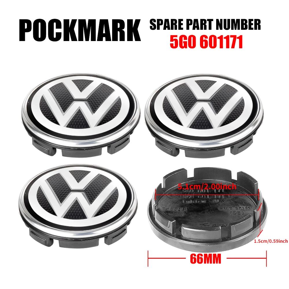 2025 Horké 4ks 56/65/66mm Krytka středu kola auta Kryt náboje Znak Pro Volkswagen VW Golf R GTI Touareg Jetta CADDY GTD Polo Tiguan