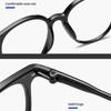 Transparent Tea Vintage Women Short-Sight Eyeglasses Ky959 Big Frame Oval Prescription Spectacles Diopter 0 -50 -100 To -600