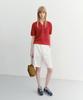 Deonseuteu Unisex Chunky Polo Knit_Udsw6B126_Red