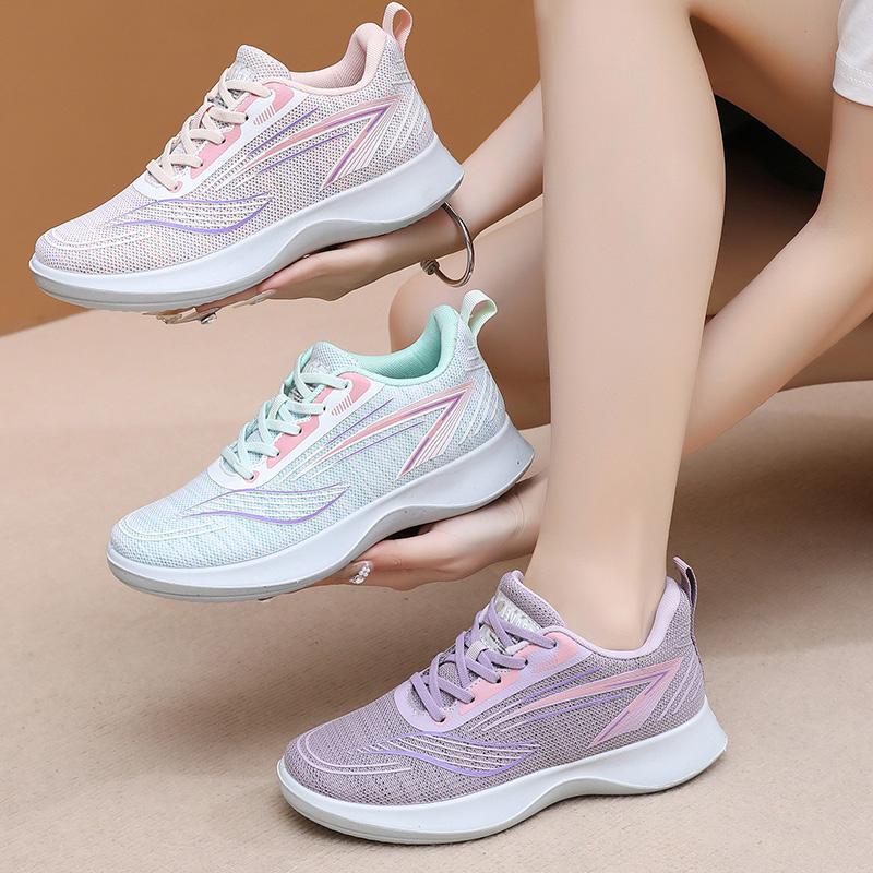 Shoes women's 2025 spring and autumn new comfortable and versatile sports shoes round head casual breathable wear-resistant fashion women's shoes