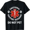 Emotional Support Husband Do Not Pet T-Shirt Unisex T-Shirt