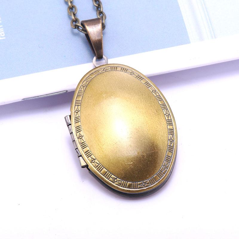 

Медный цвет, подвеска в виде сердца с любовью для женщин и мужчин, открывающаяся фоторамка, глянцевое ожерелье с изображением домашнего животного, семейный подарок на любовь