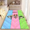 "Colorful Cartoon-Themed Carpet with Iconic Girl Trio Pattern" Suitable for Use As an Anti-slip for Living Room Bedroom Sofas