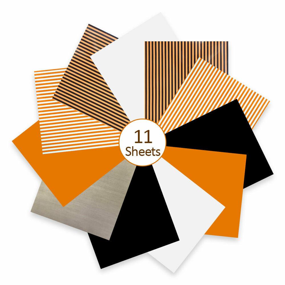 Multi-style 12"X10" Bundle Heat Transfer Vinyl Film Iron On Clothes HTV Printing for Tshirt Fabric Xmas Home Decor DIY by Cut