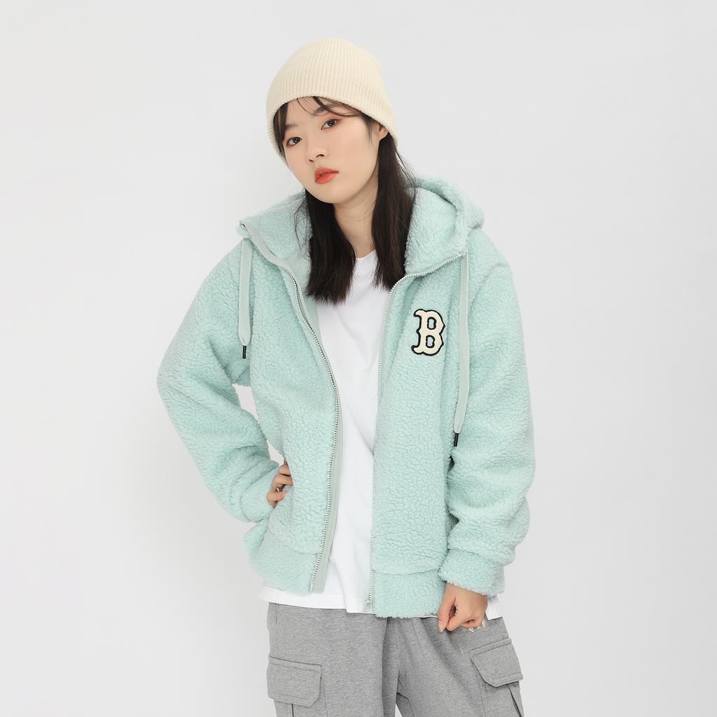 New MLB Velvet Jackets Unisex Mint Green 3AJPF0516-43MTL