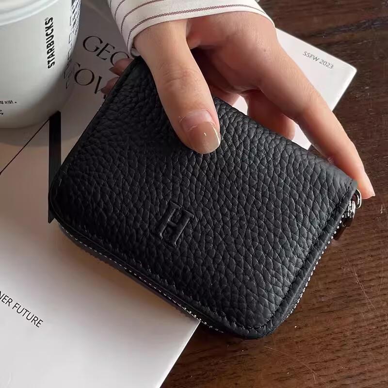 Женский компактный кожаный кошелек и держатель для карт Weipeluo