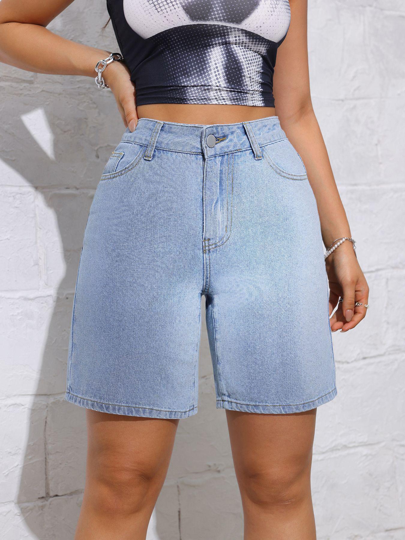 

Women s Summer Loose Wide Leg Plus Size Capris - Slimming Mid-Length Straight Pants 2XL (Recommended 125-135 kg)