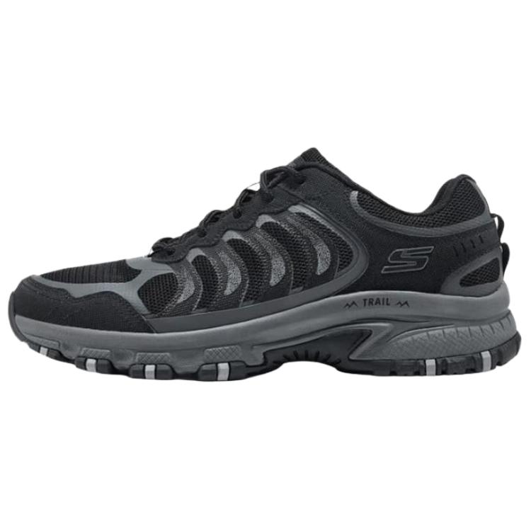 Skechers Adventurer Удобные Универсальные Амортизирующие Прочные Низкие Повседневные Кроссовки Мужские Черный 237805-BKCC 42