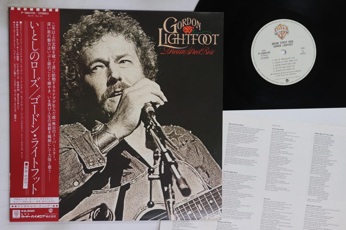 

LP Пластинка GORDON LIGHTFOOT - Dream Street Rose P10841W WARNER BROS 1980 Япония Оби Рок Б/У