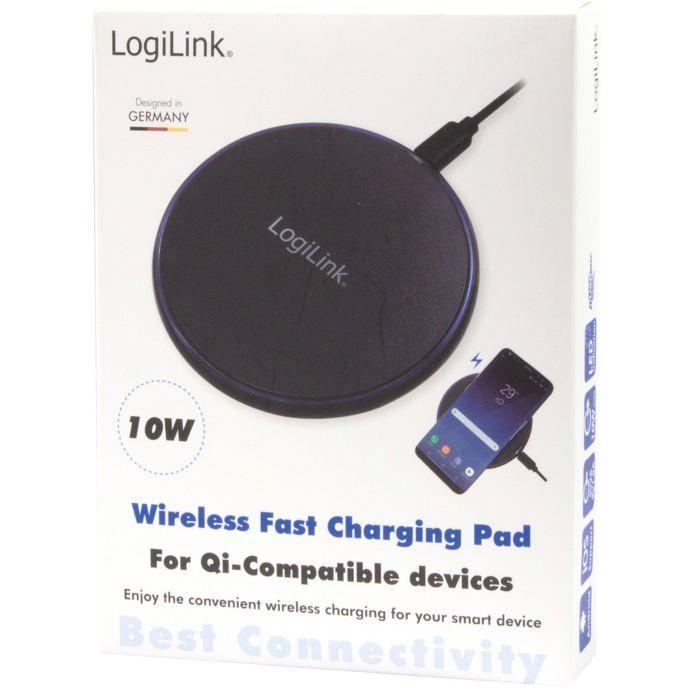 Chargeur sans fil Qi 10W Charge rapide