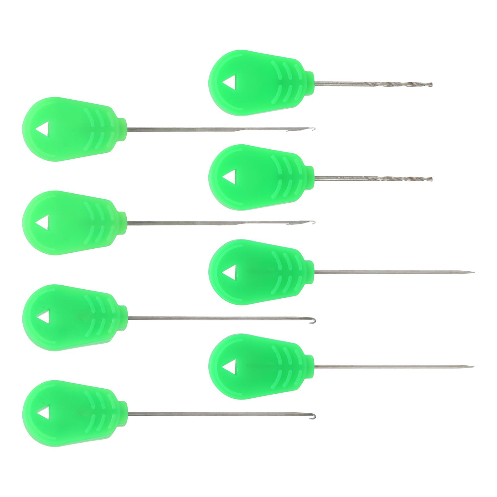 

8 шт., приманка для ловли карпа, портативная приманка, игольная леска, дрель, снасти, такелаж, инструмент