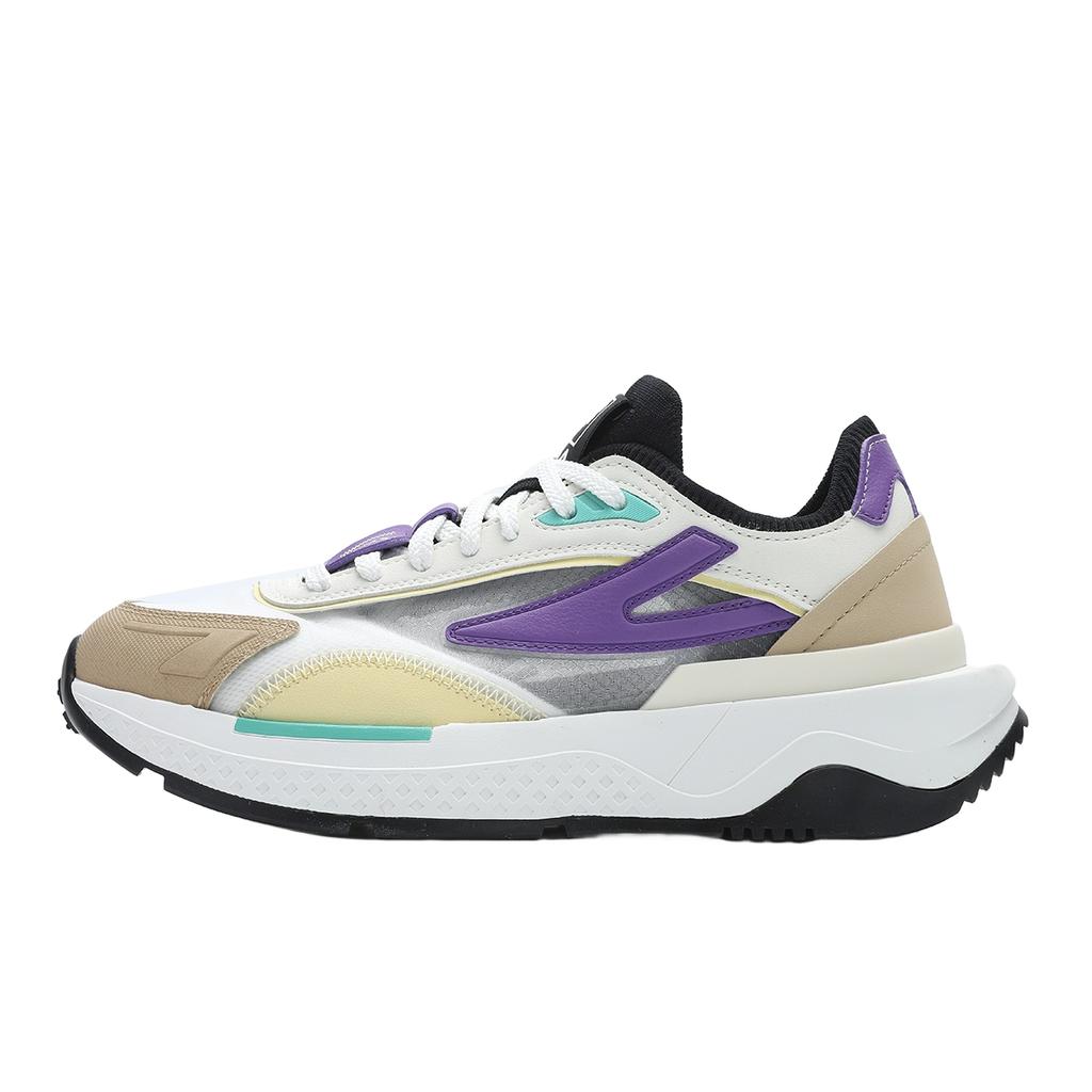 New FILA PIONIERE Low Top Casual Running Shoes Women's Beige Yellow F12W423109FBC