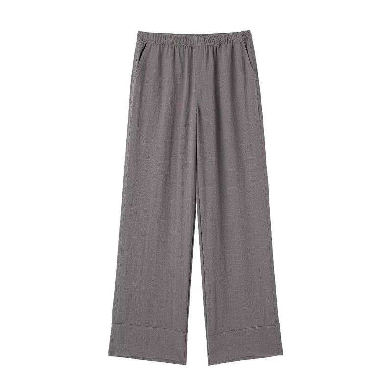 Zbzr Spring New Women Clothes Western Style Texture Double Placket Kimono Outerwear Trousers 5427743 5427431