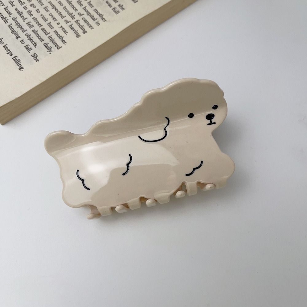 Acetate Hair Claws Puppy Dog Claw Clips for Thick Hair Cartoon Barrettes for Women Party