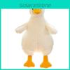 Adorable Plush Goose Toy Cartoon Girl Sleep Companion Birthday Gift  Kids Doll