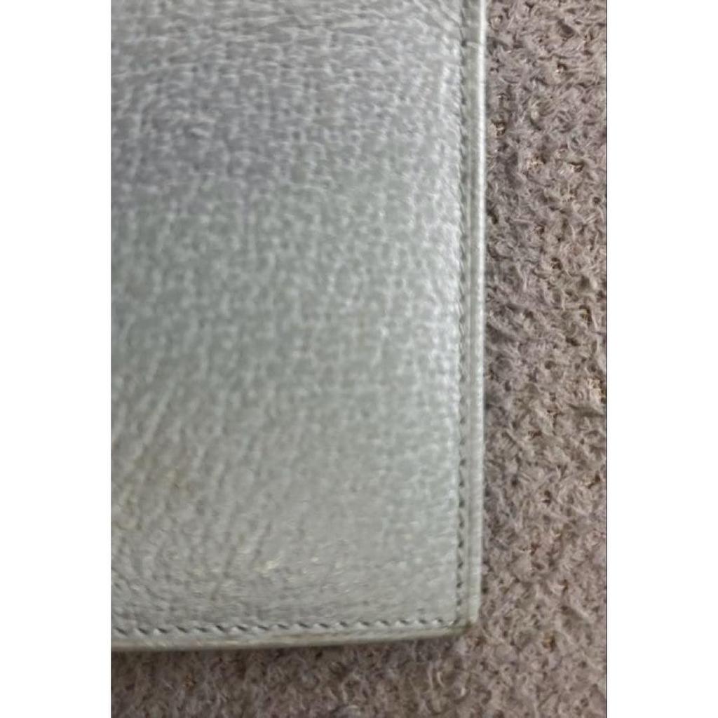 Used GUCCI long wallet light blue