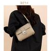 Sac Dame Cuir Véritable Petit Sac Carré Rétro Sac à Bandoulière Mode Sac Bandoulière