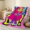 Teen Titans Print Flannel Blanket, High Quality Comfortable for All Seasons, Home Decor, Warmth and Comfort, Perfect for Christmas Gifts