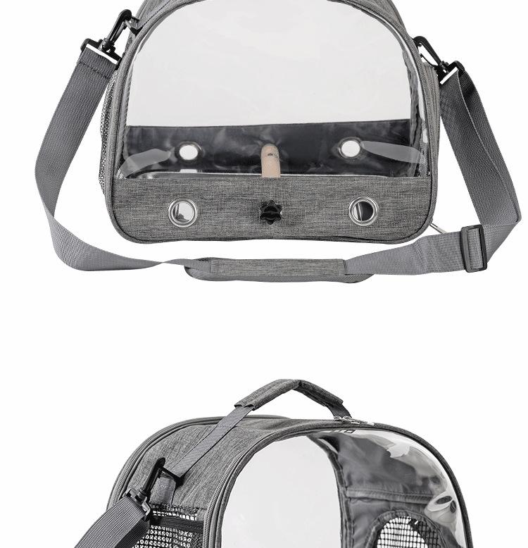 Portable Waterproof Bird & Small Pet Carrier: Foldable Bag for Hamsters, Parrots, Pigeons, Mynas, and Cockatiels.