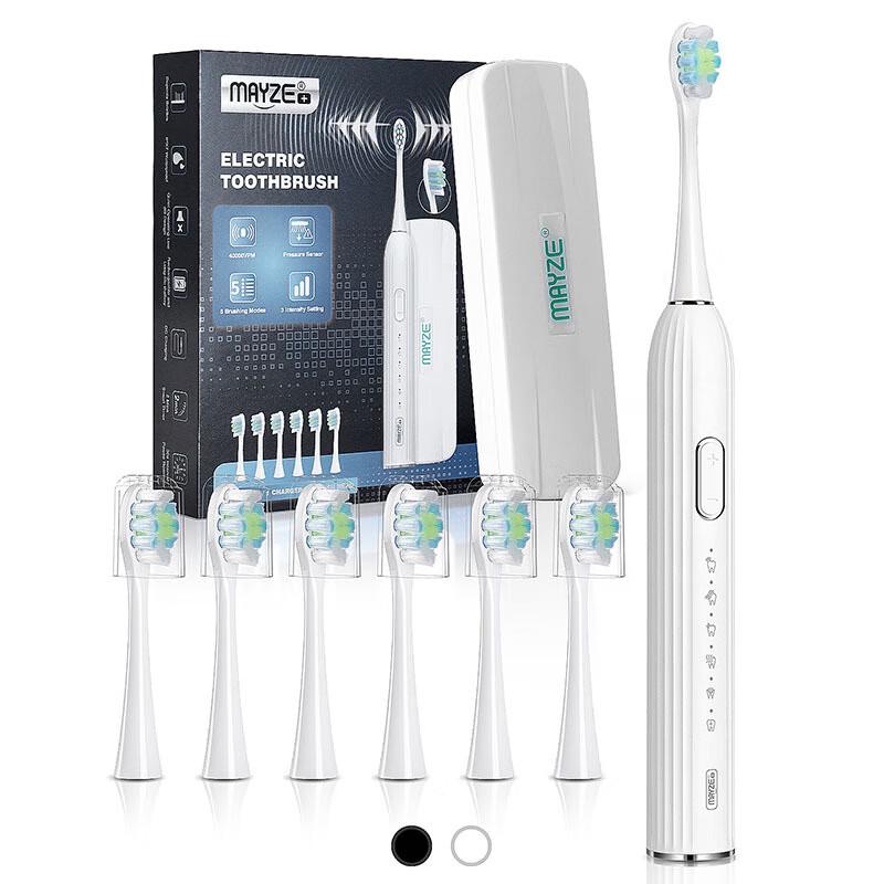 

QBM MG0150101001 Sonic Electric Toothbrush Set - White